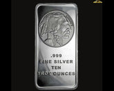 Last Day Flash Sale!🔥 10 oz SilverTowne Buffalo Silver Bar