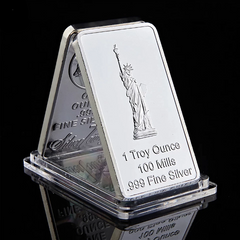 1 OZ Statue Of Liberty Silver Bar