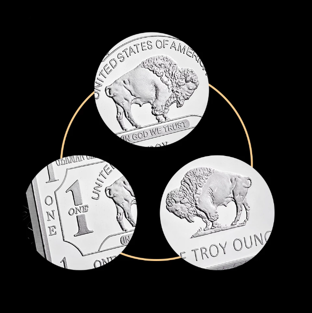 Buffalo German Silver Bar