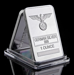 1 OZ German Eagle Silver Bar