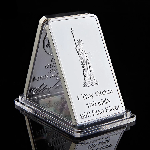 1 OZ Statue Of Liberty Silver Bar