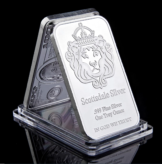 1 OZ Scottsdale Stacker Silver Bar