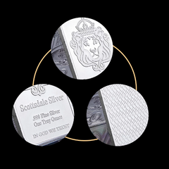 1 OZ Scottsdale Stacker Silver Bar