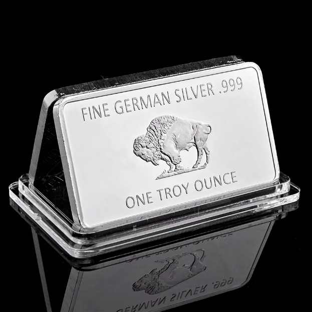 Buffalo German Silver Bar