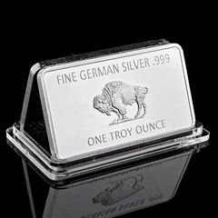 1 Oz Buffalo German Silver Bar
